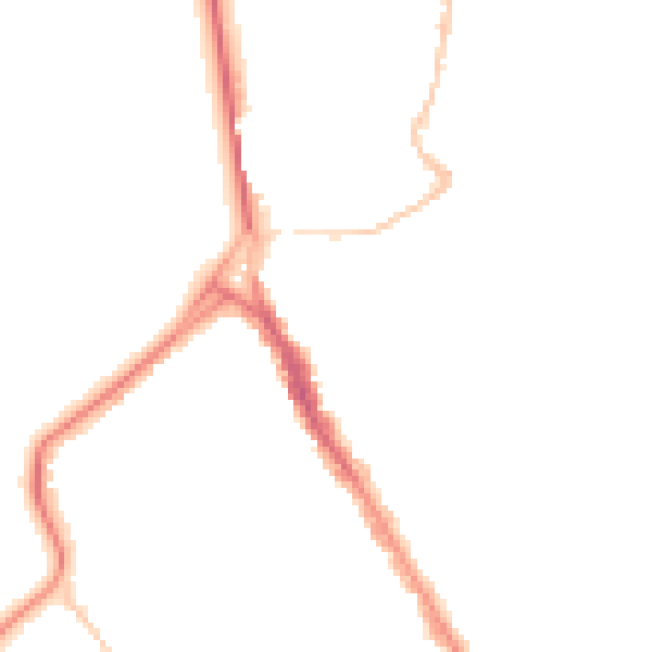 Night-time road noise heatmap for BS6 6UJ