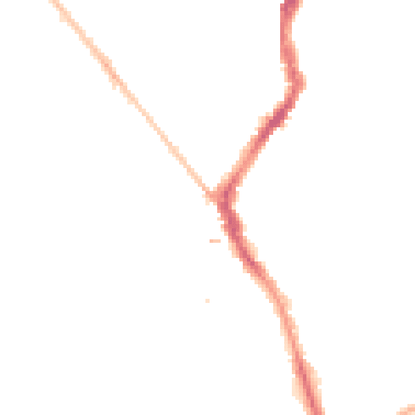 Night-time road noise heatmap for BS6 7AG
