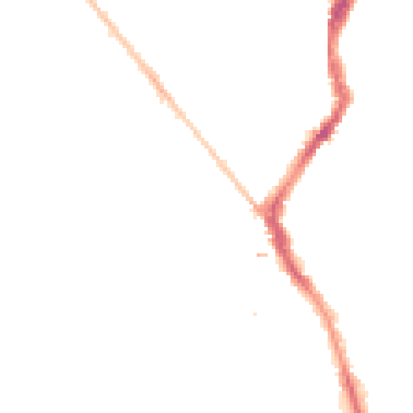 Night-time road noise heatmap for BS6 7AL