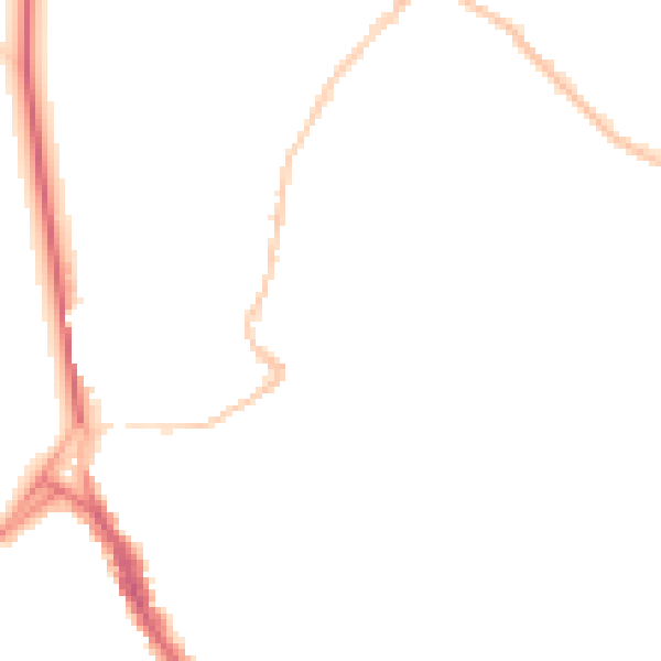 Night-time road noise heatmap for BS6 7HP