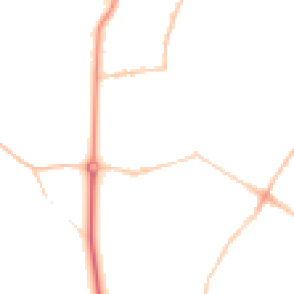 Night-time road noise heatmap for BS6 7QF