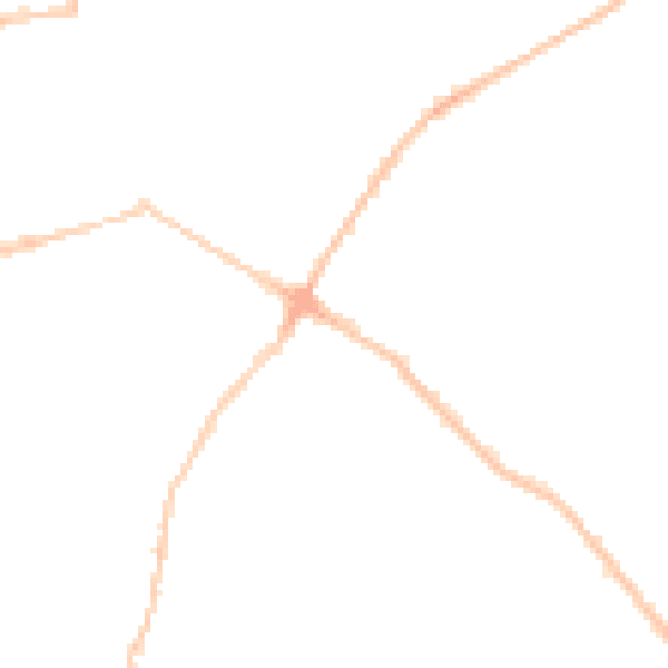Night-time road noise heatmap for BS6 7RJ