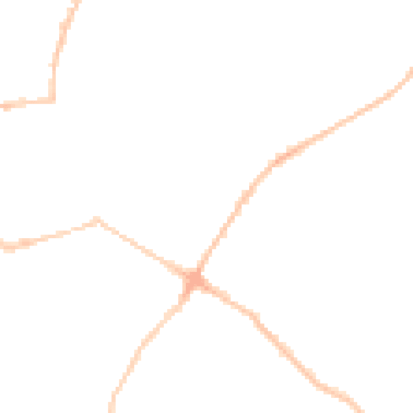 Night-time road noise heatmap for BS6 7SS