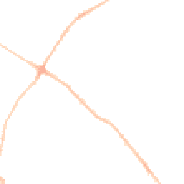 Night-time road noise heatmap for BS6 7TN