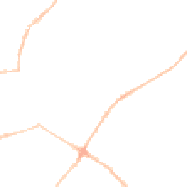 Night-time road noise heatmap for BS6 7UA