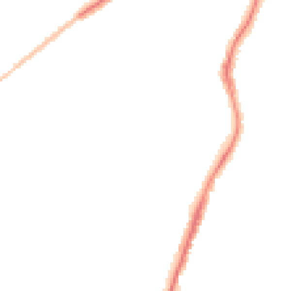 Night-time road noise heatmap for BS7 0FD