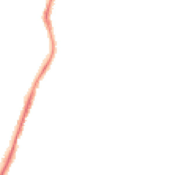 Night-time road noise heatmap for BS7 0NY