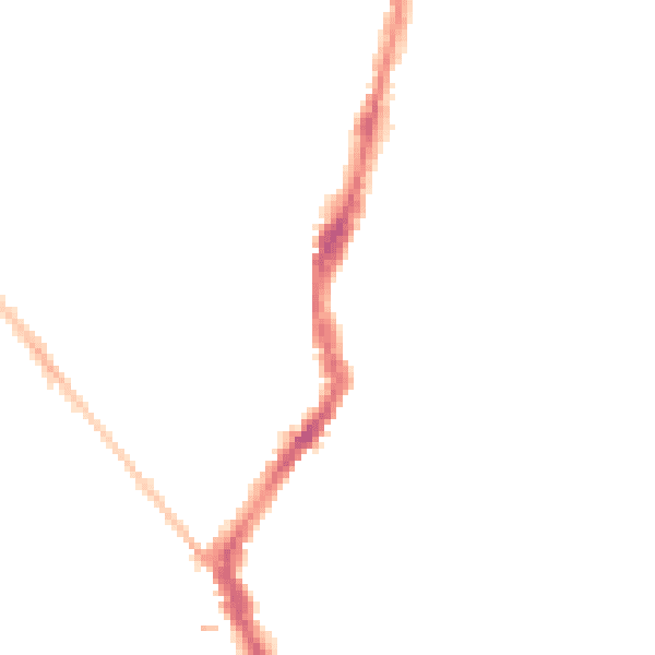 Night-time road noise heatmap for BS7 8BA