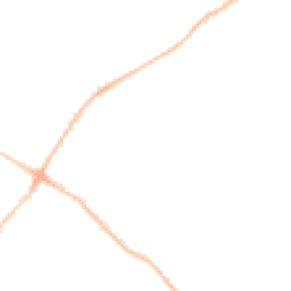 Night-time road noise heatmap for BS7 8JL