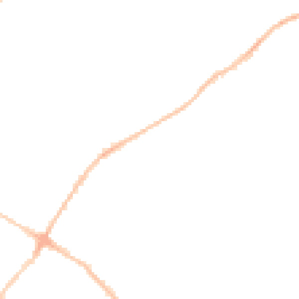 Night-time road noise heatmap for BS7 8JR