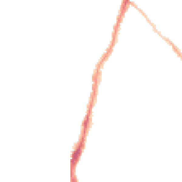 Night-time road noise heatmap for BS7 8NJ