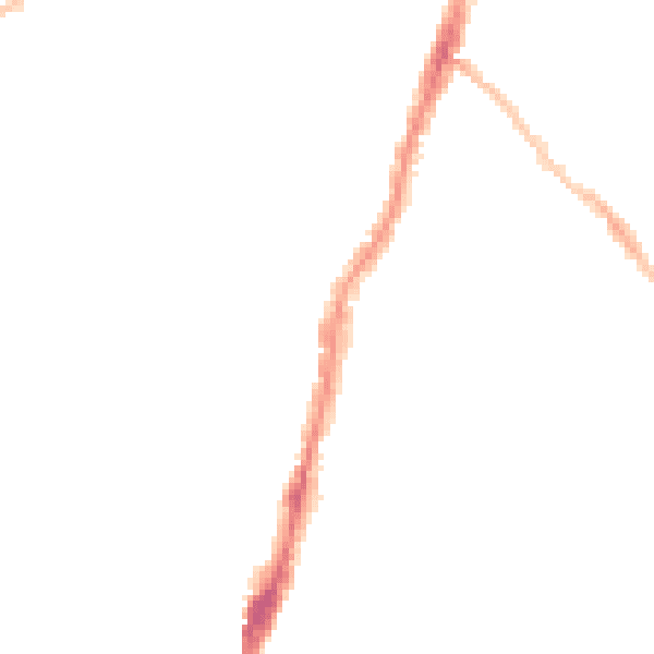 Night-time road noise heatmap for BS7 8NZ