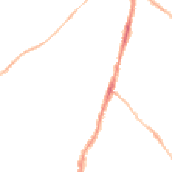 Night-time road noise heatmap for BS7 8RN