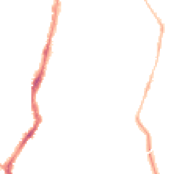 Night-time road noise heatmap for BS7 9AF
