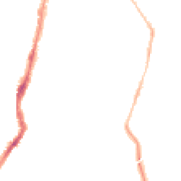 Night-time road noise heatmap for BS7 9AH