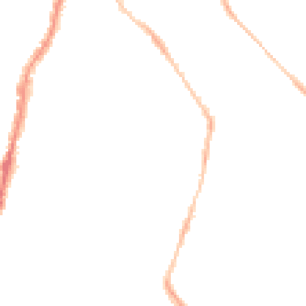 Night-time road noise heatmap for BS7 9LT