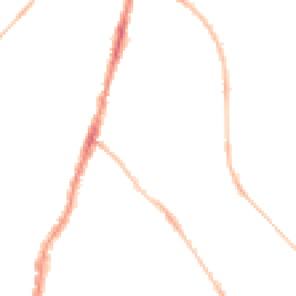 Night-time road noise heatmap for BS7 9PF