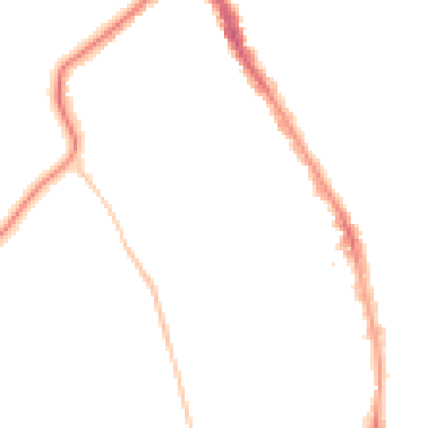 Night-time road noise heatmap for BS8 2HA