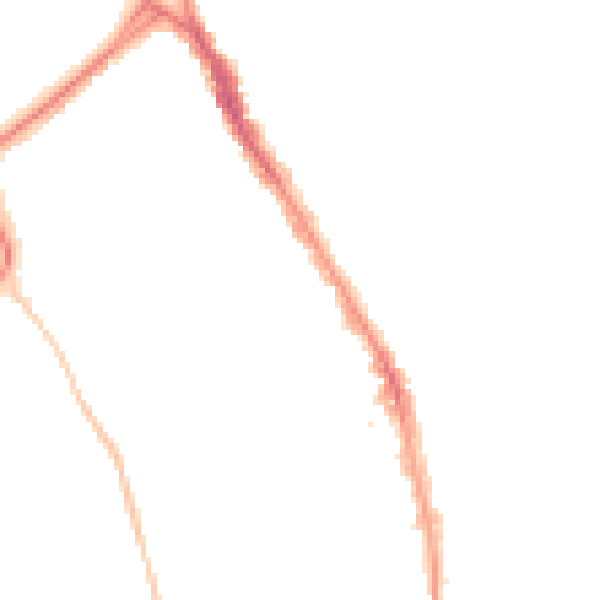 Night-time road noise heatmap for BS8 2QF