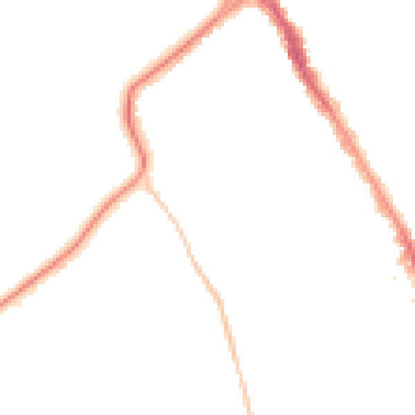Night-time road noise heatmap for BS8 2SL