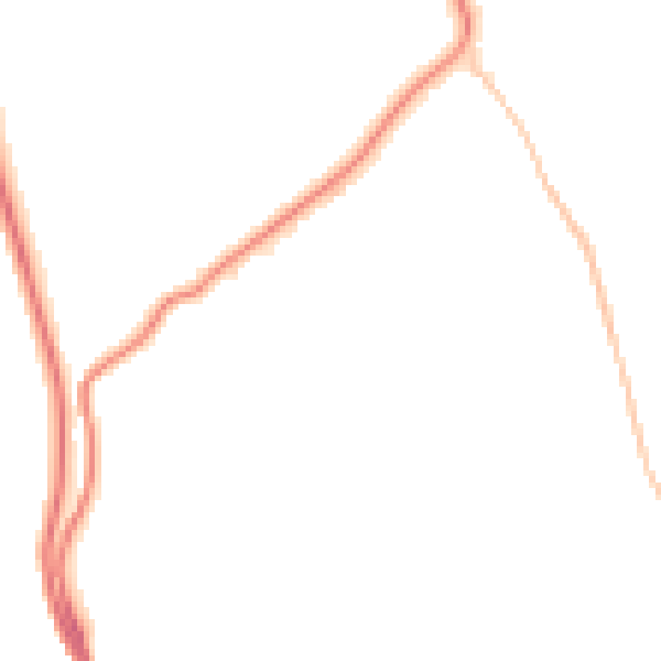 Night-time road noise heatmap for BS8 3HR