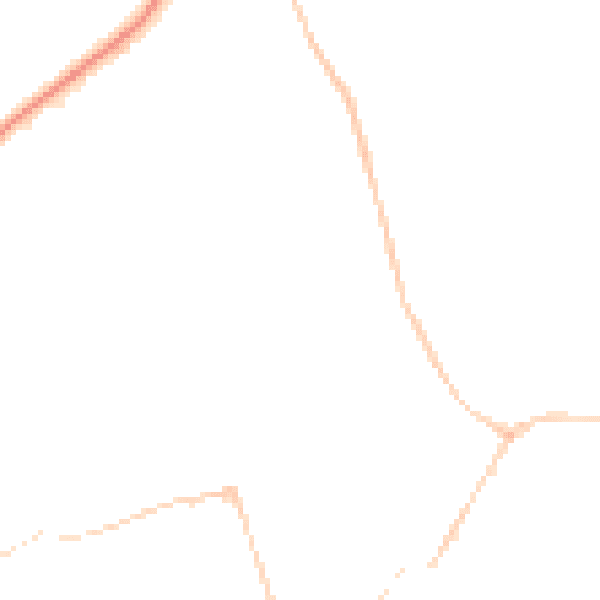 Night-time road noise heatmap for BS8 3JL