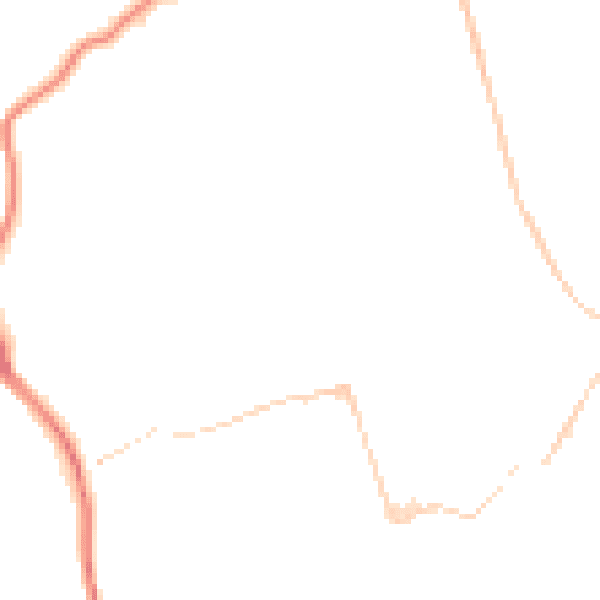 Night-time road noise heatmap for BS8 3JX