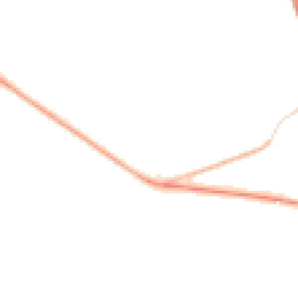 Night-time road noise heatmap for BS8 3PG