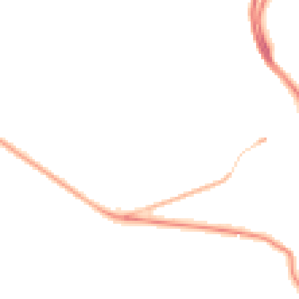 Night-time road noise heatmap for BS8 3PH