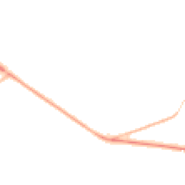 Night-time road noise heatmap for BS8 3PL