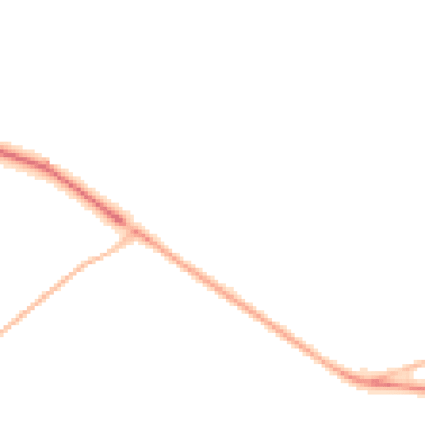 Night-time road noise heatmap for BS8 3PZ