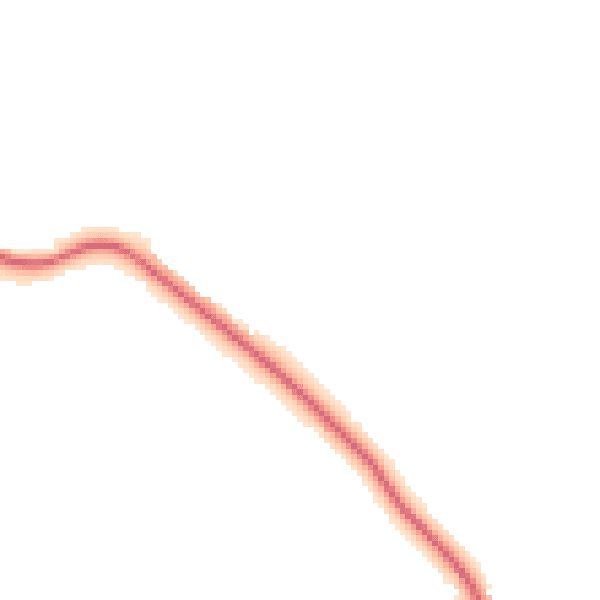 Night-time road noise heatmap for BS8 3RQ