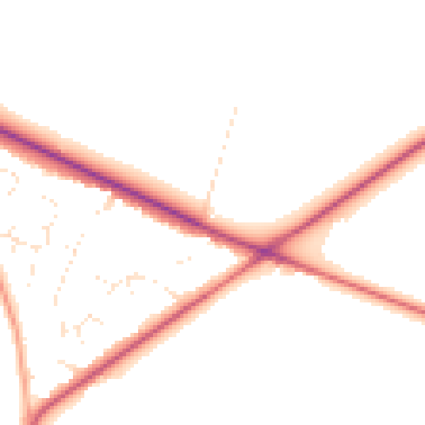 Daytime road noise heatmap for BS8 3TW
