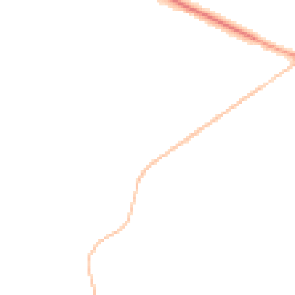 Night-time road noise heatmap for BS8 3UZ
