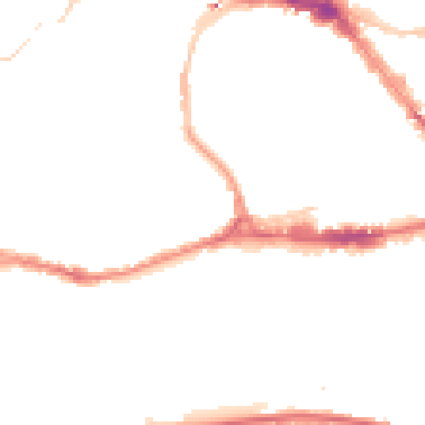Night-time road noise heatmap for BS8 4TQ
