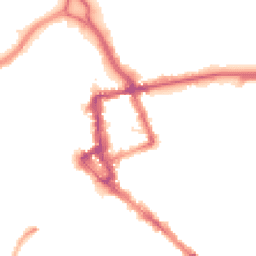 Night-time road noise heatmap for CA1 1AF