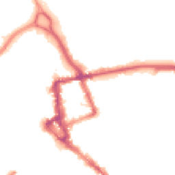 Night-time road noise heatmap for CA1 1BE