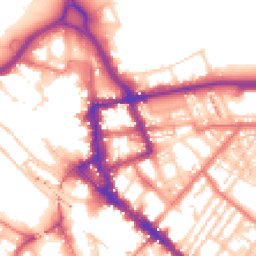 Daytime road noise heatmap for CA1 1BJ