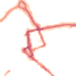 Night-time road noise heatmap for CA1 1BJ