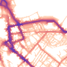 Daytime road noise heatmap for CA1 1EA