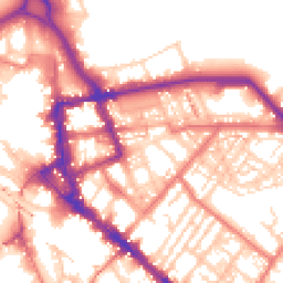 Daytime road noise heatmap for CA1 1EB