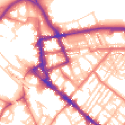 Daytime road noise heatmap for CA1 1EE