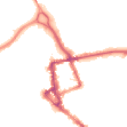 Night-time road noise heatmap for CA1 1EJ