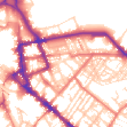 Daytime road noise heatmap for CA1 1EL