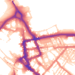 Daytime road noise heatmap for CA1 1EX