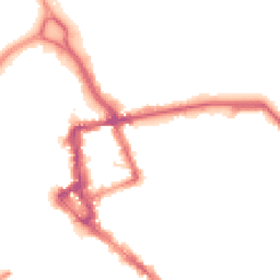 Night-time road noise heatmap for CA1 1HB