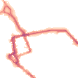 Night-time road noise heatmap for CA1 1HE