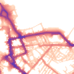 Daytime road noise heatmap for CA1 1HF