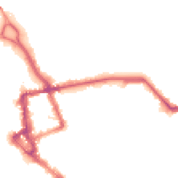 Night-time road noise heatmap for CA1 1HF