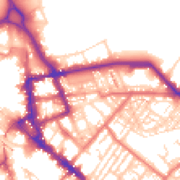 Daytime road noise heatmap for CA1 1HJ